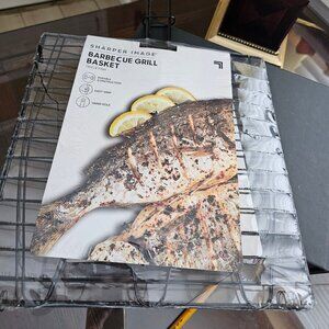 Sharper Image Barbecue Grill Basket, NEW